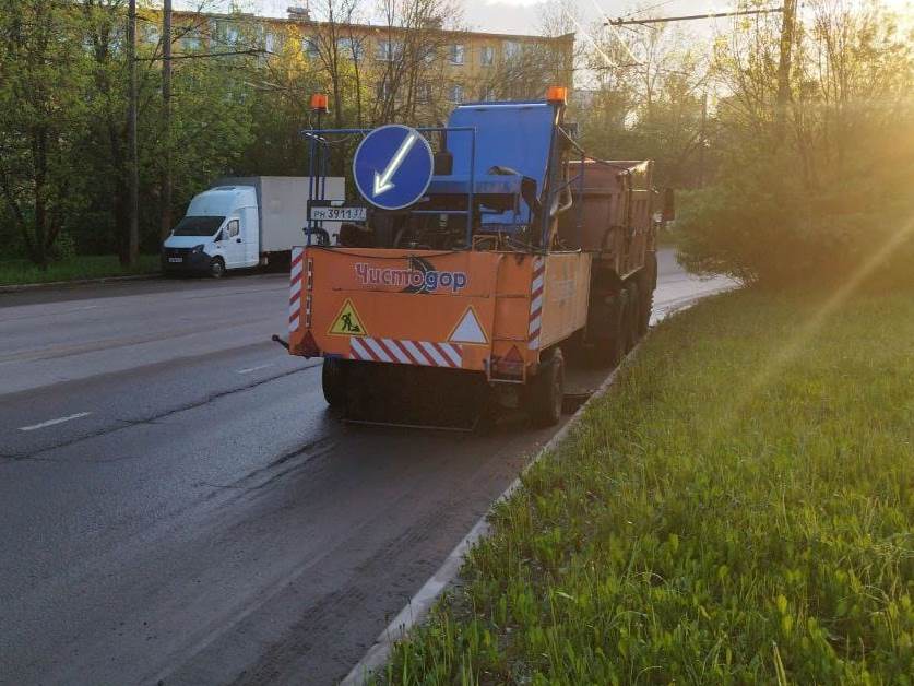 О работах по уборке города.