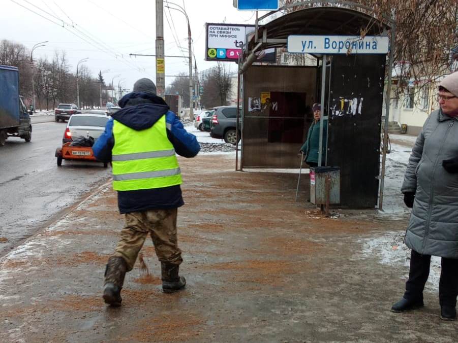 О работах по содержанию улично-дорожной сети 24 января.