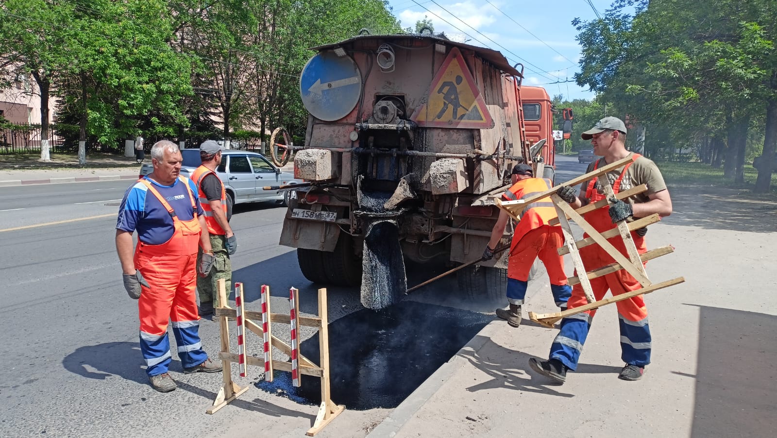 Ямочный ремонт запланирован  на улицах Шошина, Зверева и Мархлевского.