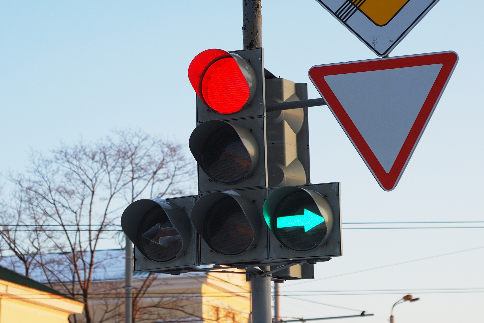 Внимание: сбой в работе светофоров на участке проспекта Ленина.