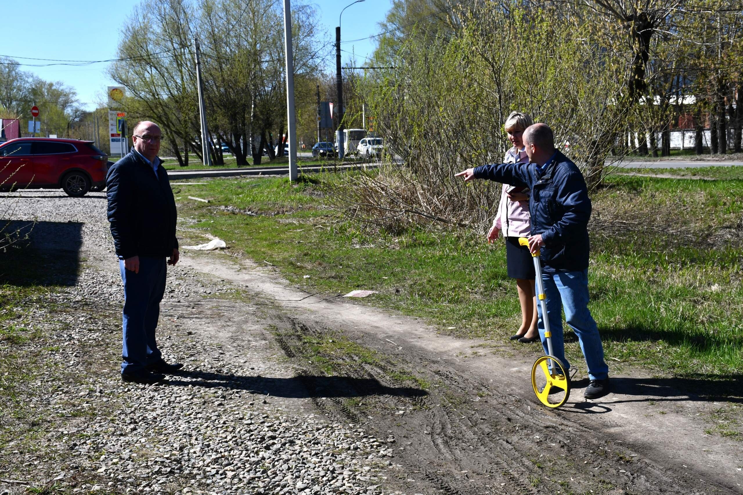 В городском округе № 20 готовятся к строительству новых тротуаров.