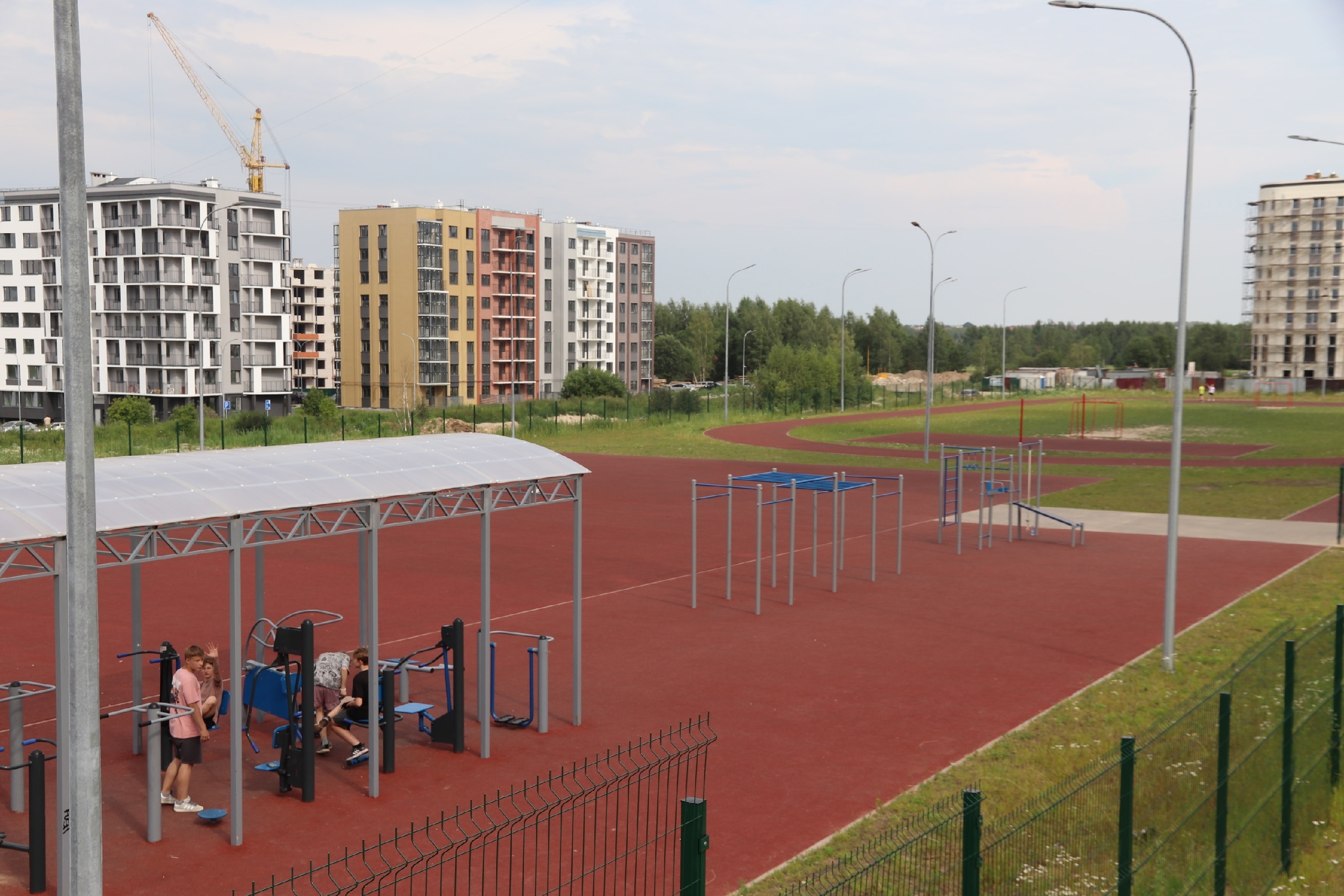 На стадионе в Рождественском микрорайоне установят новые тренажеры.