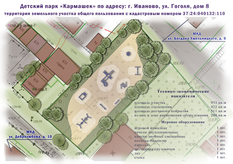 Детская игровая площадка «Кармашек» будет установлена на улице Гоголя. Детская игровая площадка «Кармашек» будет установлена на улице Гоголя.