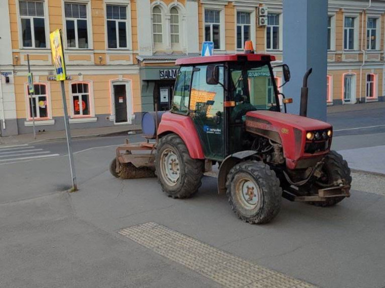 О дневных работах по уборке города. О дневных работах по уборке города.