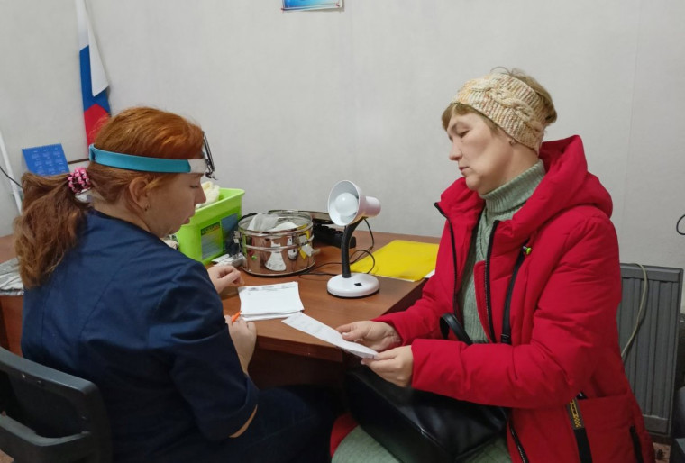 1 ноября в ТОС «Лесное» состоялся выездной прием ЛОР-врача клиники «Светодар». 1 ноября в ТОС «Лесное» состоялся выездной прием ЛОР-врача клиники «Светодар».